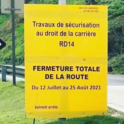 Fermeture Val de Fier