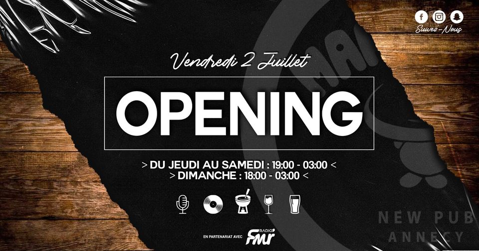 Opening Maracaibo Annecy