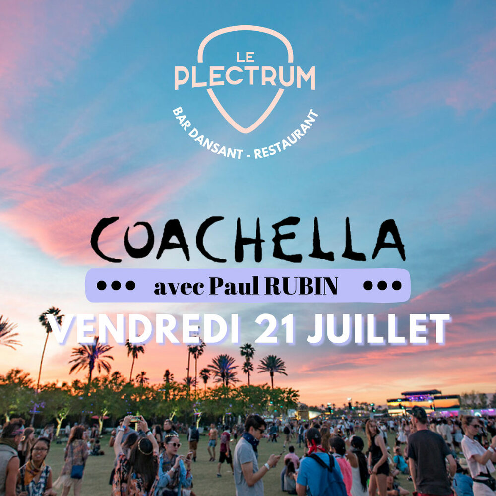 Soirée Coachella Plectrum