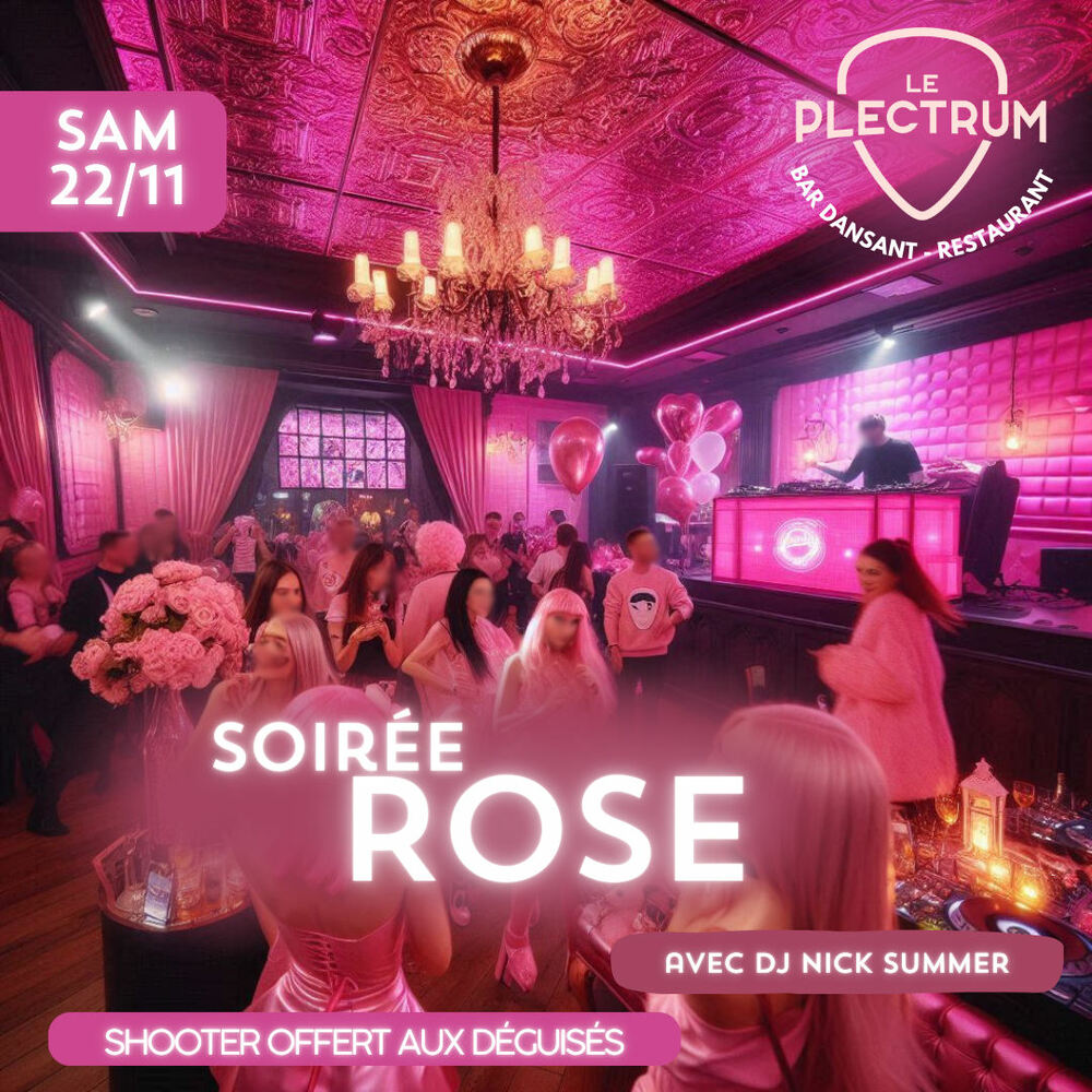 Soirée rose Plectrum