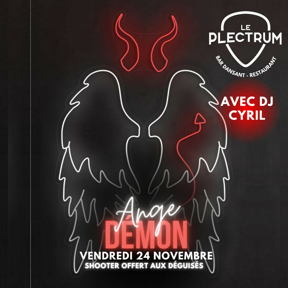 Soirée ange démon Plectrum