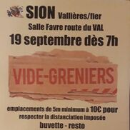 Brocante à Vallières sur Fier (Sion)