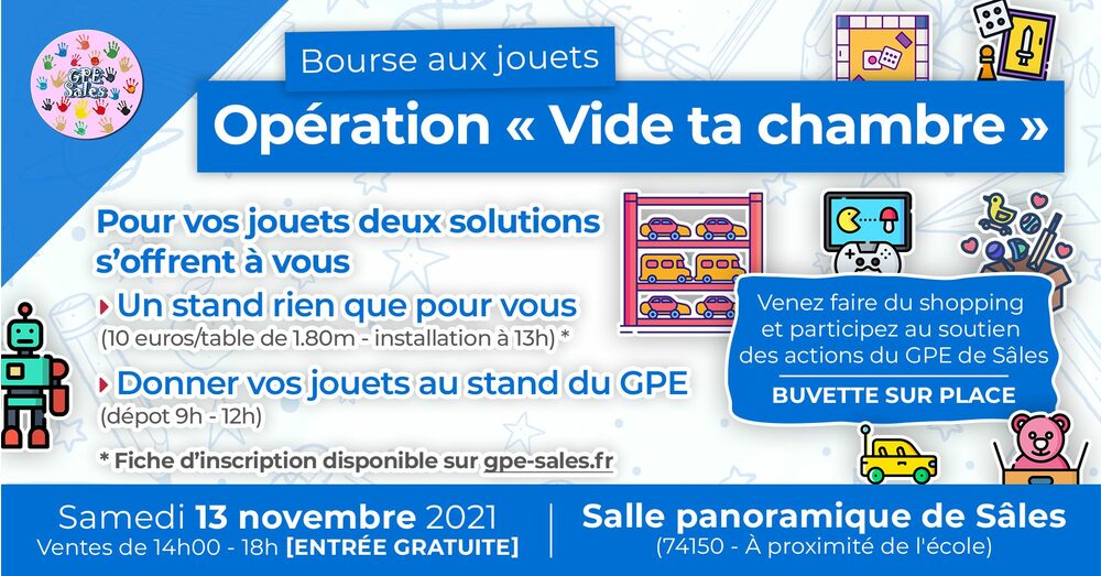 Bourse jouets sales