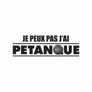 Concours de pétanque à Bloye