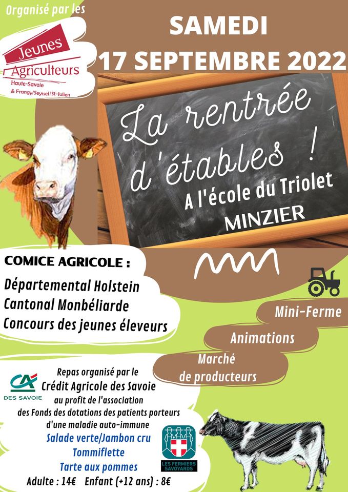 Rentrée d'étables Minzier