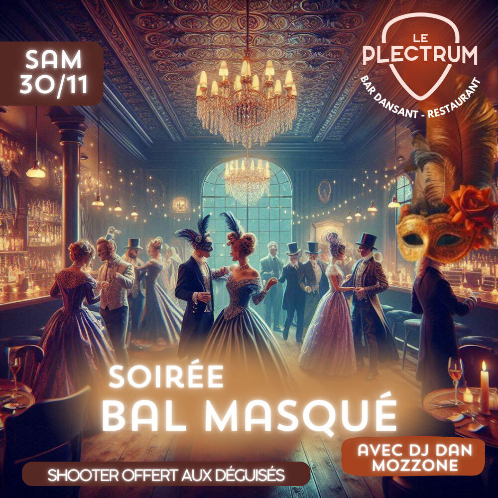 Soirée bal masqué Plectrum