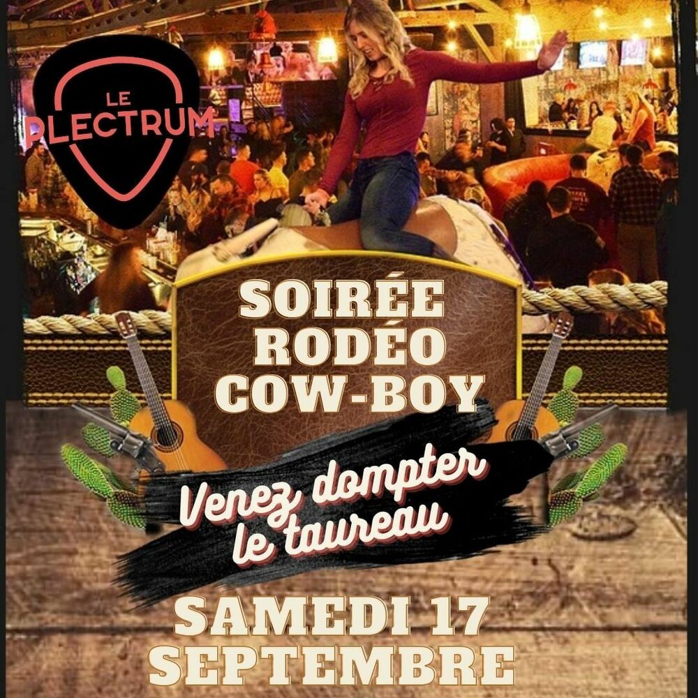 Soirée rodéo cow boy au Plectrum