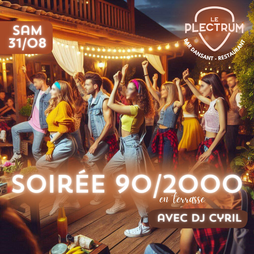 Soirée années 90 2000 Plectrum