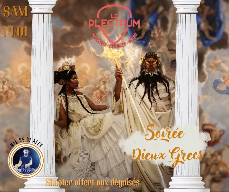 Soirée dieux Grecs Plectrum