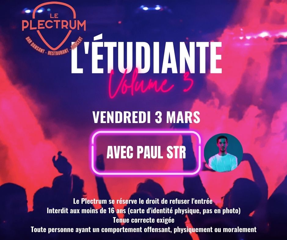 Soirée étudiante Plectrum