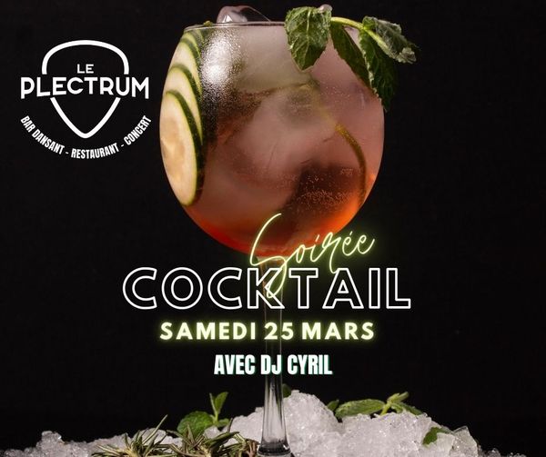 Soirée cocktails Plectrum
