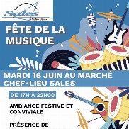 La Fête de la Musique s’invite au marché de Sales