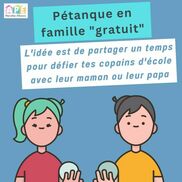 Pétanque en famille à Marcellaz-Albanais