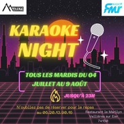 Soirées karaoké au restaurant le Marilyn