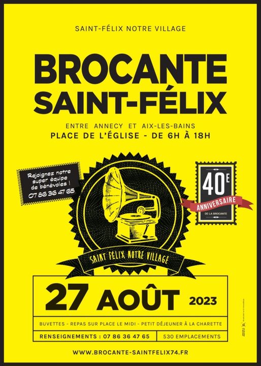 Brocante à Saint-Félix