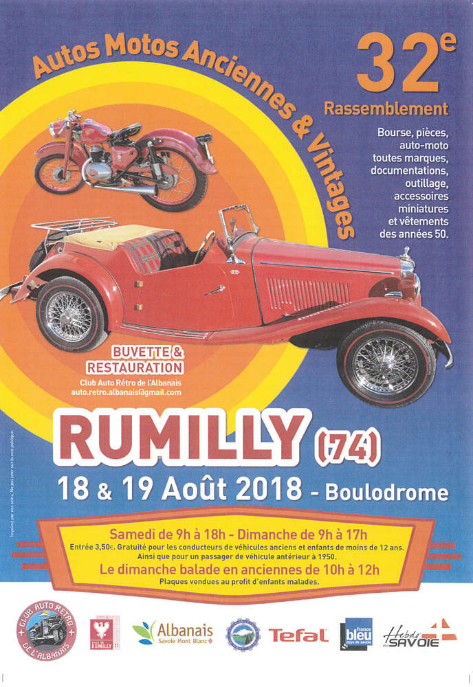 Rassemblement auto moto Rumilly
