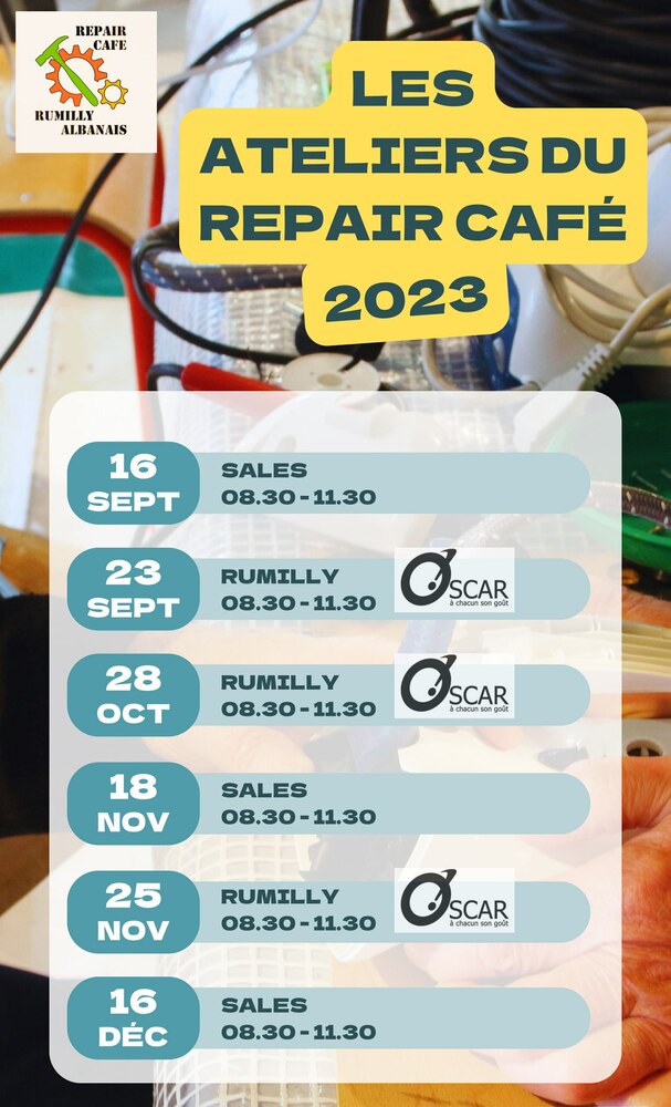 Dates repair café Rumilly