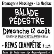 Balade pédestre et fondue géante à Massingy
