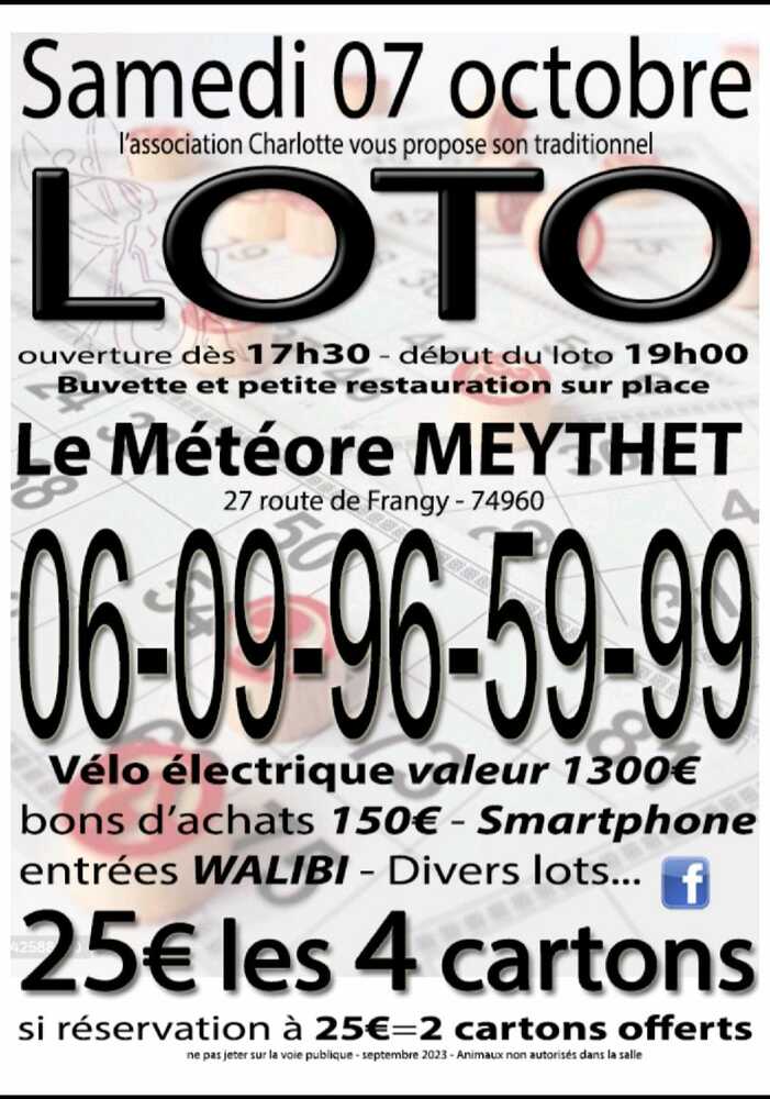 Loto association Charlotte
