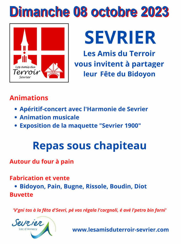 Fête bidoyon Sévrier