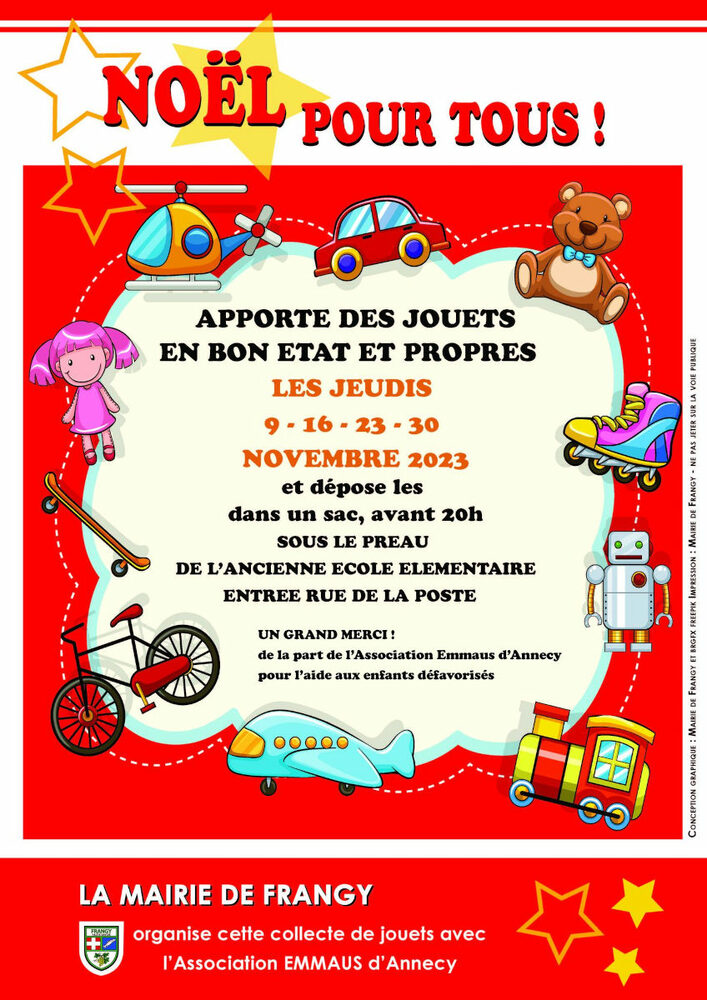 Collecte jouets Frangy