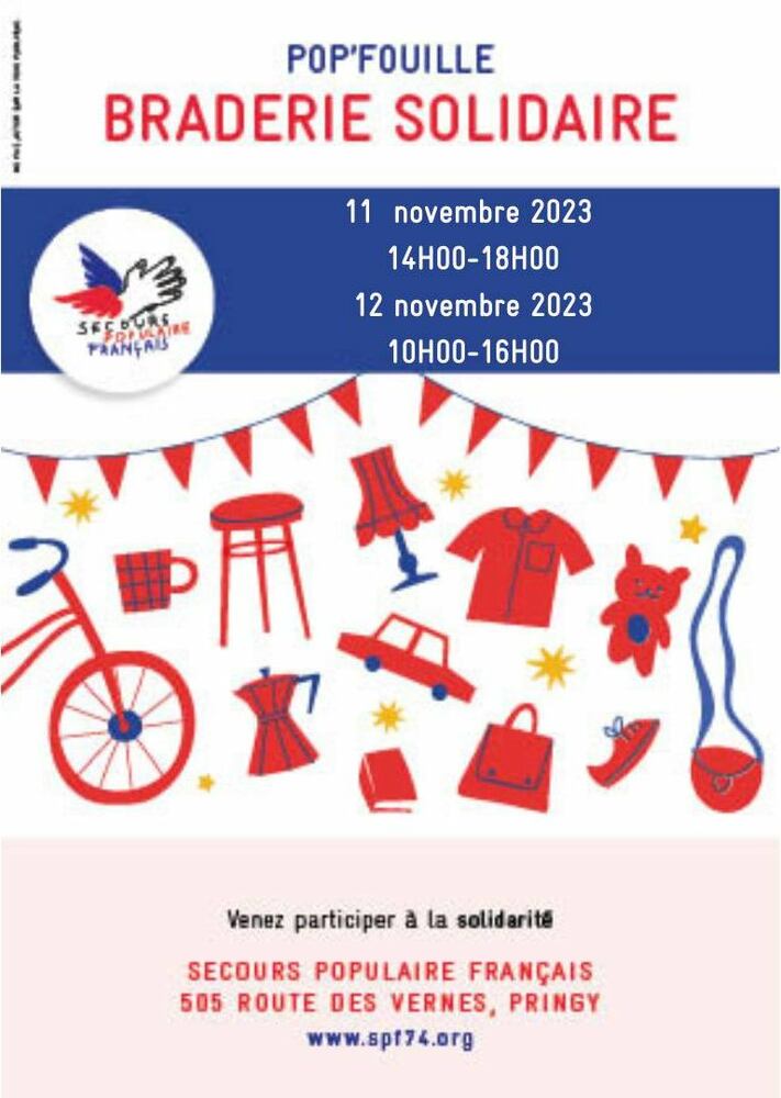 Braderie Secours populaire Pringy