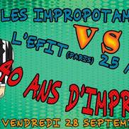 Théâtre d’improvisation : Impropotames vs EFIT