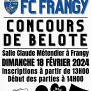 Concours de belote à Frangy