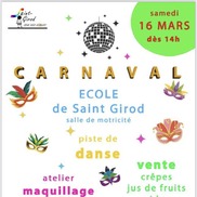 Carnaval à l’école de Saint-Girod