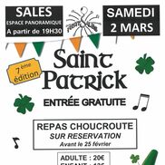 Soirée Saint-Patrick à Sales