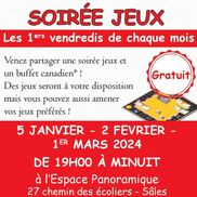 Soirée jeux à Sales