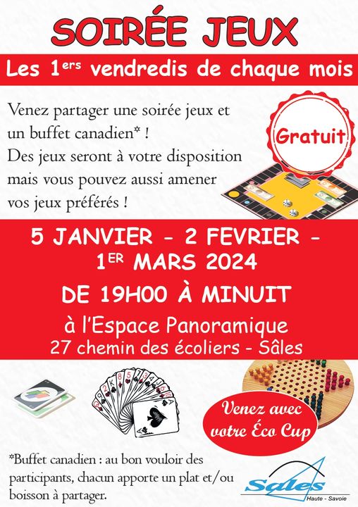 Soirée jeux Sales