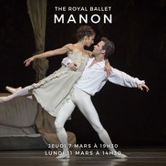 Projection du film le ballet MANON au cinéma les Lumières de la ville