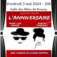 Soirée théâtre à Boussy