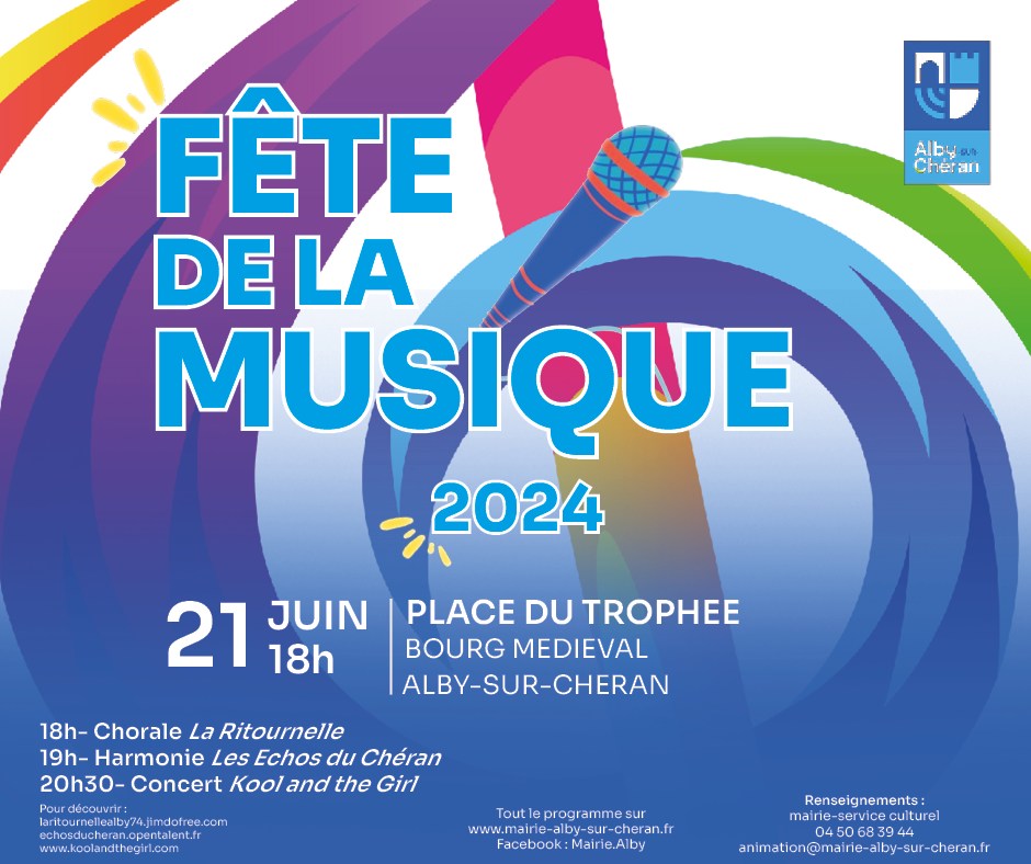 Fête de la musique Alby sur Chéran 2024