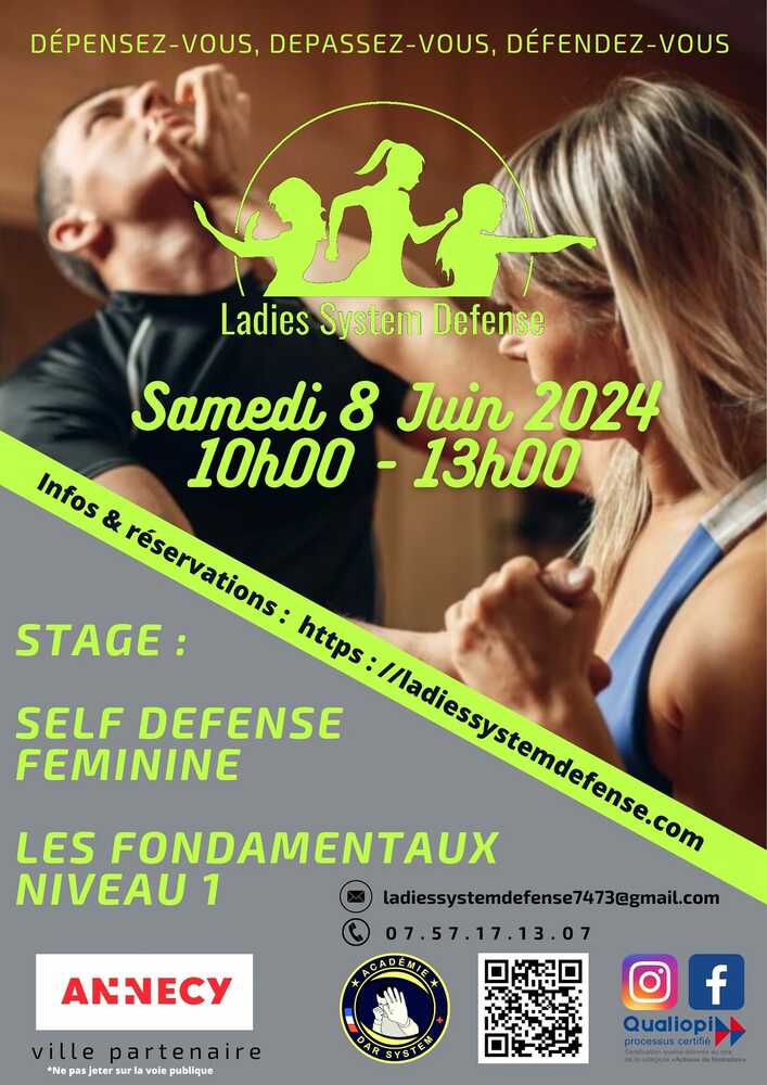 Stage self défense Annecy