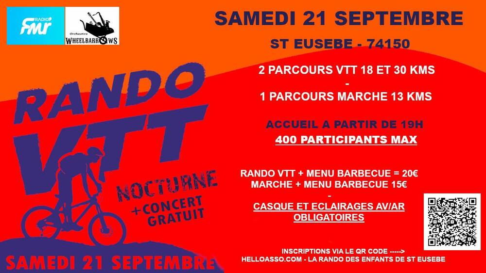 Randonnée VTT Saint Eusèbe
