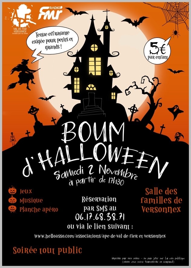Boom halloween Versonnex