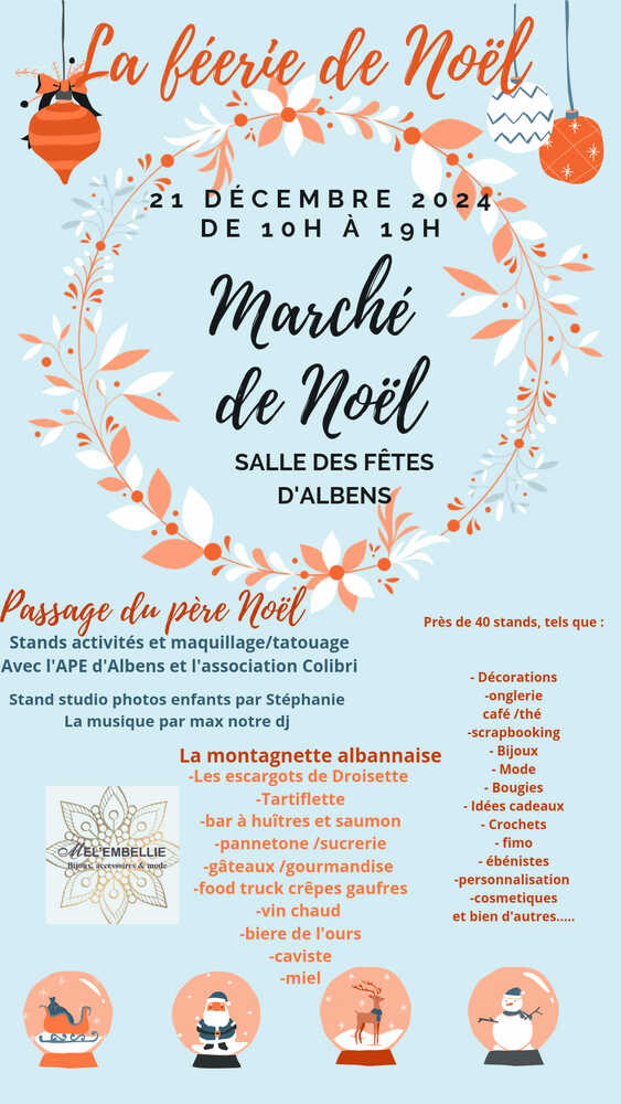 Marché Noël Albens