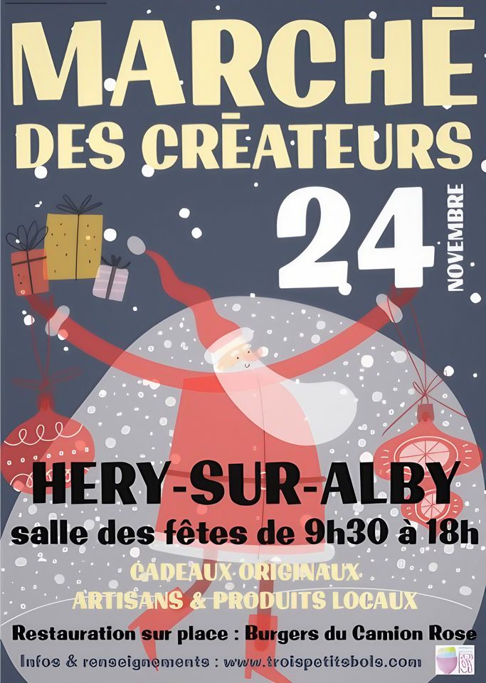 Marché créateurs Héry sur Alby