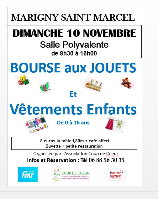 Bourse jouets Marigny Saint Marcel