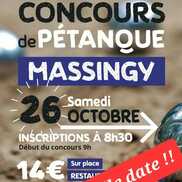 Concours de Pétanque à Massingy
