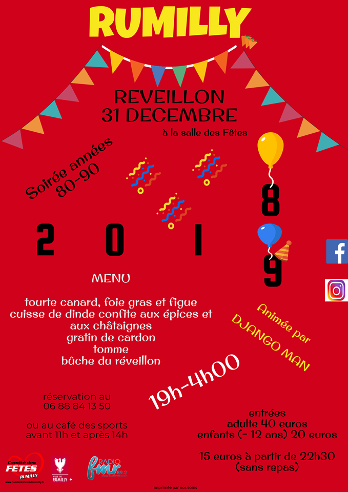 Réveillon 2019 Rumilly