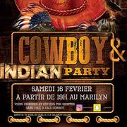 Cowboy & indian party au Marilyn
