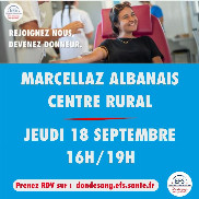 Don de sang à Marcellaz Albanais