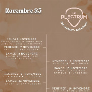 Les soirées de novembre au Plectrum !