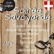 Repas savoyard aux Tables de l'étang