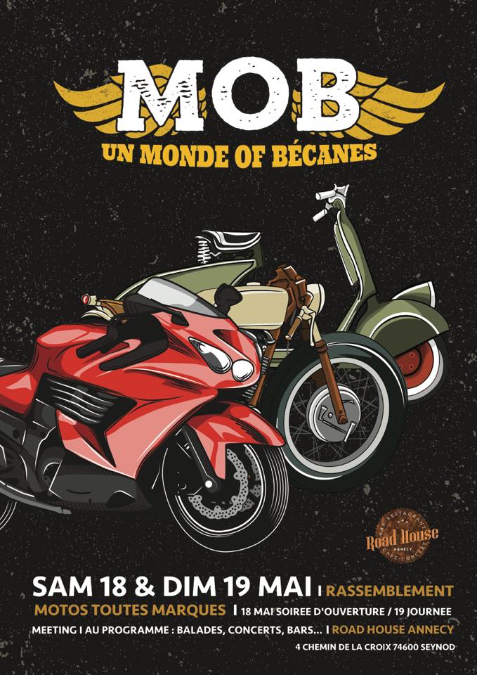 Rassemblement motos Road House Annecy