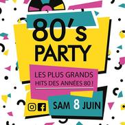 80’s party à l’Alibi