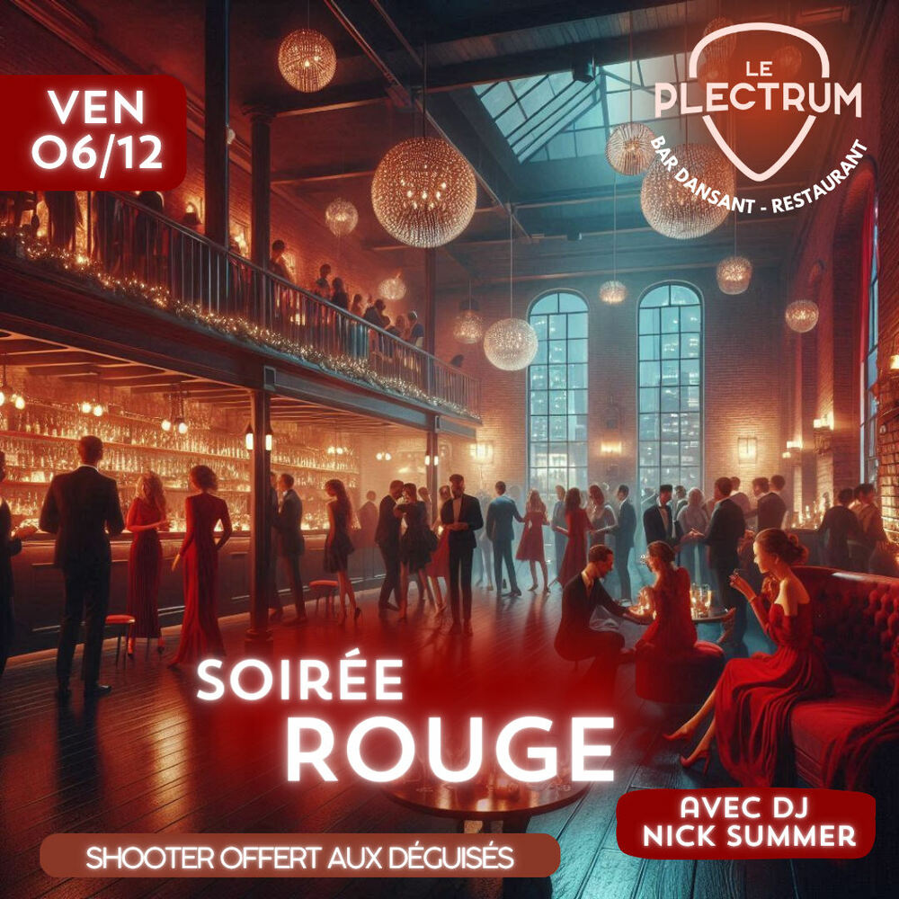 Soirée rouge Plectrum